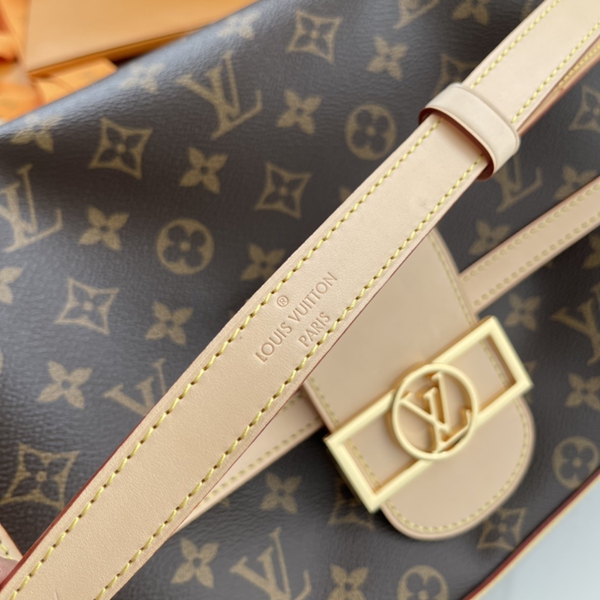 ルイヴィトンバッグ角部分ディテール